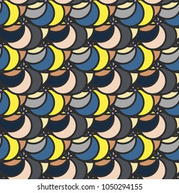 Abstract color seamless pattern for new background.
