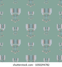 Abstract color seamless pattern for new background.