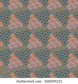 Abstract color seamless pattern for new background.