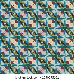 Abstract color seamless pattern for new background.