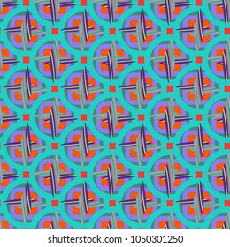 Abstract color seamless pattern for new background.
