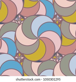 Abstract color seamless pattern for new background.