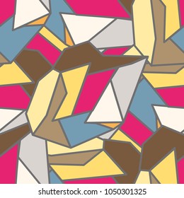 Abstract color seamless pattern for new background.