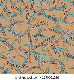 Abstract color seamless pattern for new background.