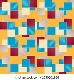 Abstract color seamless pattern for new background.