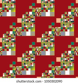 Abstract color seamless pattern for new background.