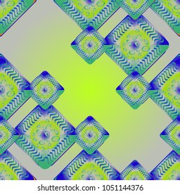 Abstract color seamless pattern for new background.