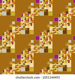 Abstract color seamless pattern for new background.