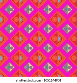 Abstract color seamless pattern for new background.
