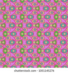 Abstract color seamless pattern for new background.