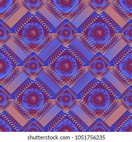 Abstract color seamless pattern for new background.
