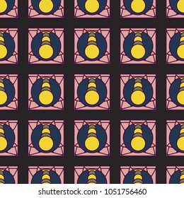 Abstract color seamless pattern for new background.