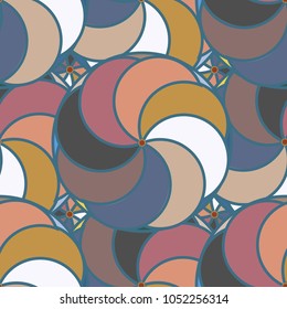 Abstract color seamless pattern for new background.