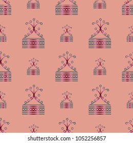 Abstract color seamless pattern for new background.