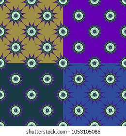 Abstract color seamless pattern for new background.