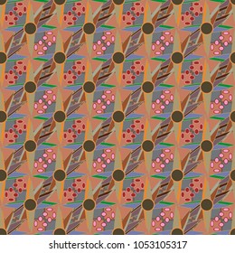 Abstract color seamless pattern for new background.