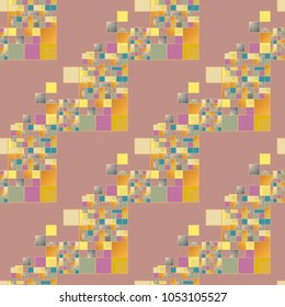 Abstract color seamless pattern for new background.