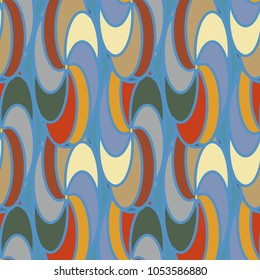 Abstract color seamless pattern for new background.