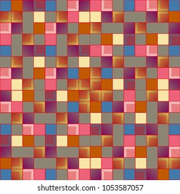 Abstract color seamless pattern for new background.