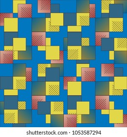 Abstract color seamless pattern for new background.