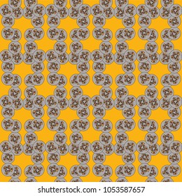 Abstract color seamless pattern for new background.