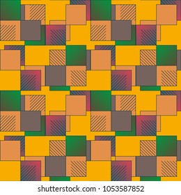 Abstract color seamless pattern for new background.