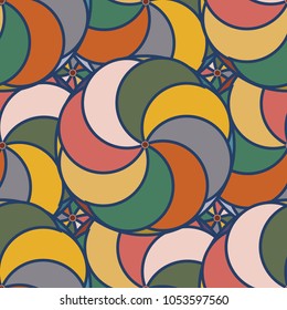 Abstract color seamless pattern for new background.