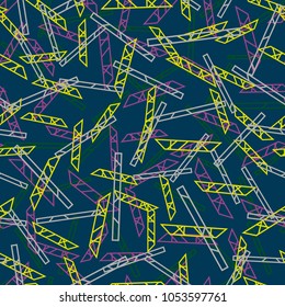 Abstract color seamless pattern for new background.