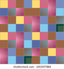 Abstract color seamless pattern for new background.