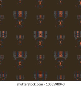 Abstract color seamless pattern for new background.