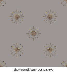 Abstract color seamless pattern for new background.