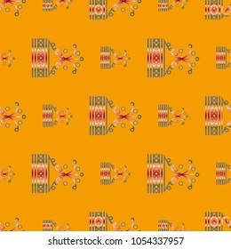 Abstract color seamless pattern for new background.