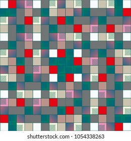 Abstract color seamless pattern for new background.