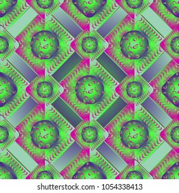 Abstract color seamless pattern for new background.