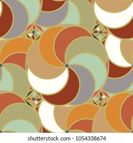 Abstract color seamless pattern for new background.