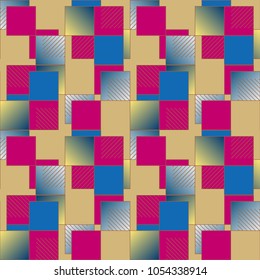 Abstract color seamless pattern for new background.