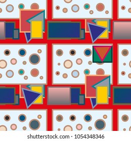 Abstract color seamless pattern for new background.