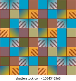 Abstract color seamless pattern for new background.