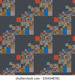 Abstract color seamless pattern for new background.