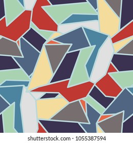 Abstract color seamless pattern for new background.