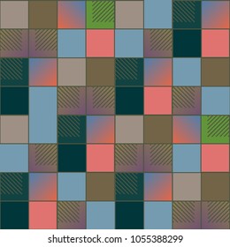 Abstract color seamless pattern for new background.
