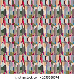 Abstract color seamless pattern for new background.