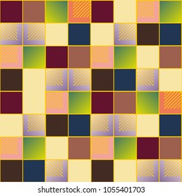 Abstract color seamless pattern for new background.