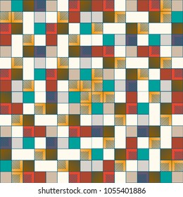 Abstract color seamless pattern for new background.