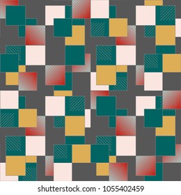 Abstract color seamless pattern for new background.