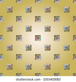 Abstract color seamless pattern for new background.