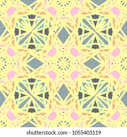 Abstract color seamless pattern for new background.