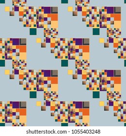 Abstract color seamless pattern for new background.