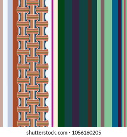 Abstract color seamless pattern for new background.