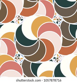 Abstract color seamless pattern for new background.